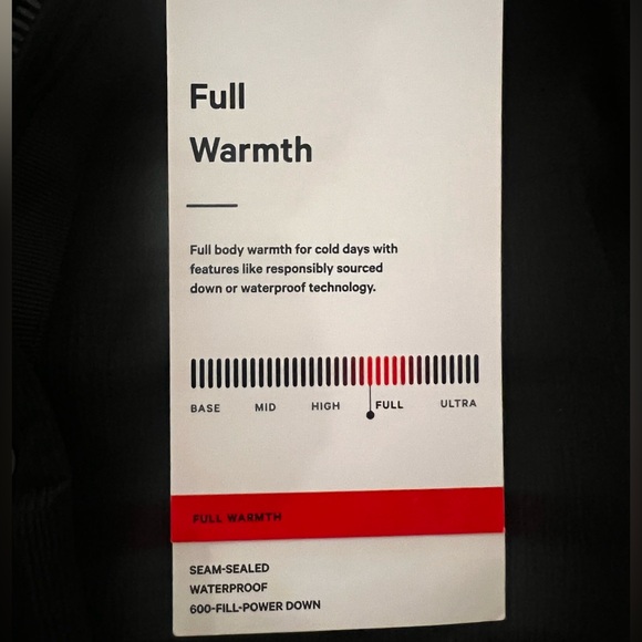 lululemon Waterproof 600-Down
Long Winter Parka/Coat, detachable hood, L, Black - Picture 15 of 16